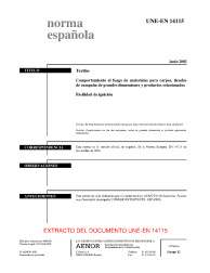 UNE-EN 14115:2002 (R2017)