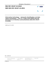 NBN ISO/IEC 29167-22:2021