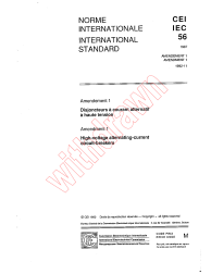 IEC 60056:1987/AMD1:1992