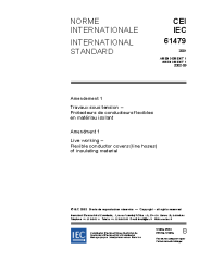 IEC 61479:2001/AMD1:2002