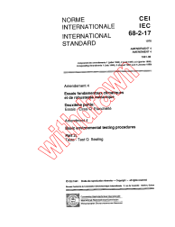 IEC 60068-2-17:1978/AMD4:1991