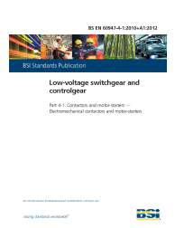 BS EN 60947-4-1:2010+A1:2012