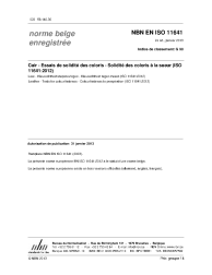 NBN EN ISO 11641:2013