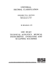 BS 1000[681.8/.9]:1972