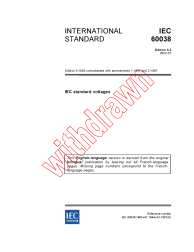 IEC 60038:1983+AMD1:1994+AMD2:1997 Consolidated
