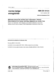 NBN EN 1015-6:1998