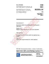 IEC 60335-2-5:2002/AMD1:2005