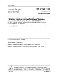 NBN EN ISO 21536:2009