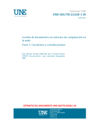 UNE-ISO/TR 22428-1:2021 IN