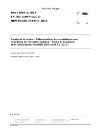 NBN EN ISO 11997-1:2017