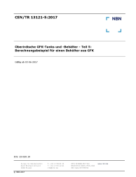 CEN/TR 13121-5:2017