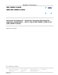 NBN ISO 19005-4:2021