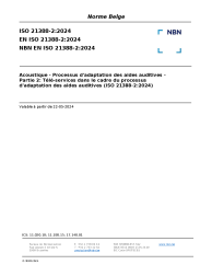 NBN EN ISO 21388-2:2024