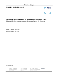 NBN EN 125+A1:2015