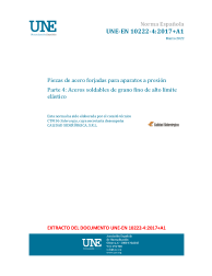 UNE-EN 10222-4:2017+A1:2022