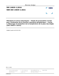 NBN ISO 14835-1:2021