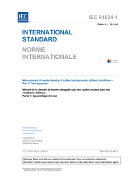 IEC 61034-1:2005+AMD1:2013 Consolidated