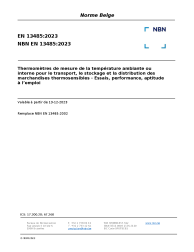 NBN EN 13485:2023
