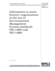 PD ISO/TR 14061:1998