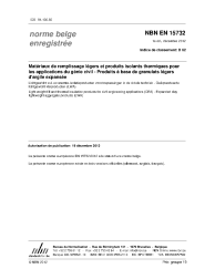 NBN EN 15732:2012