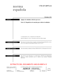 UNE-EN 60974-12:2011