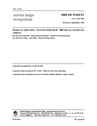 NBN EN 13184/A1:2004