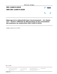 NBN ISO 11665-9:2020