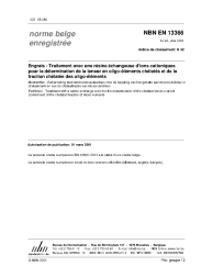 NBN EN 13366:2001