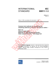 IEC 60811-1-3:1993+AMD1:2001 Consolidated