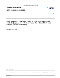 NBN ISO 8820-4:2020