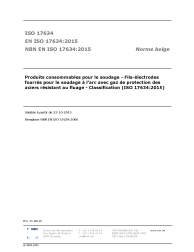 NBN EN ISO 17634:2015