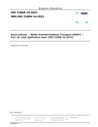 NBN ISO 21806-14:2021