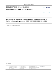 NBN ISO/IEC/IEEE 29119-1:2022