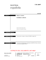 UNE 48097:2001 (R2014)