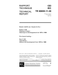 IEC TR 60695-11-30:2001