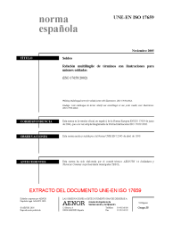 UNE-EN ISO 17659:2005 (R2009)