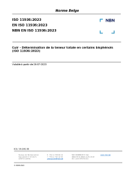 NBN EN ISO 11936:2023