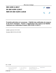 NBN EN ISO 4259-2:2018