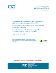 UNE-EN ISO 8503-5:2017