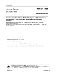 NBN EN 12920:2006