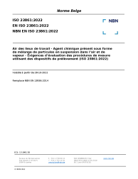 NBN EN ISO 23861:2022