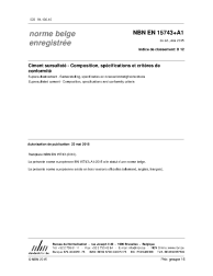 NBN EN 15743+A1:2015