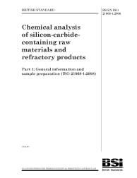 BS EN ISO 21068-1:2008