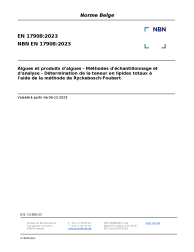 NBN EN 17908:2023
