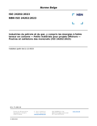 NBN ISO 24202:2023