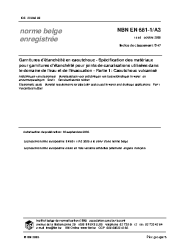 NBN EN 681-1/A3:2005