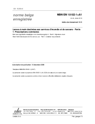 NBN EN 15182-1+A1:2010
