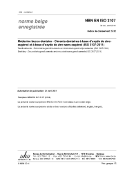 NBN EN ISO 3107:2011