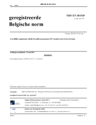NBN EN 301549:2015