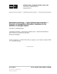 ISO/IEC 10165-4:1992/COR2:2003